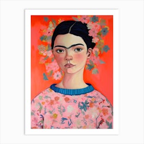 Young Frida Art Print