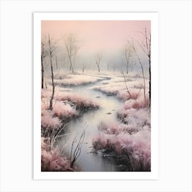 Dreamy Winter Painting Everglades National Park United States 3 Art Print
