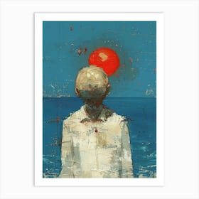 'The Red Ball' Art Print