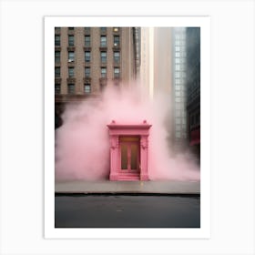 Pink Smoke 1 Art Print