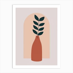 Plant In A Vase Art Print