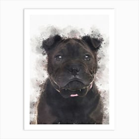 Shar Pei Dog Art Print