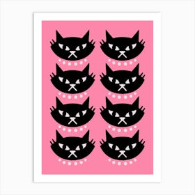 Kitty Cats Art Print