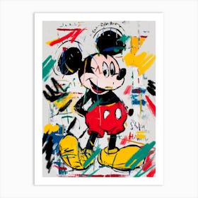 Mickey Mouse 1 Art Print