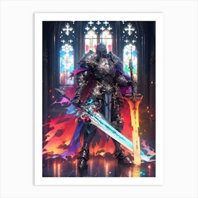 Dark Knight Art Print