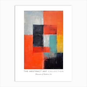 Colourful Abstract 1 Exhibition Poster Art Print