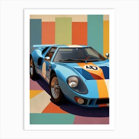 Ford Gt 1 Art Print