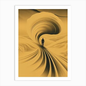 Dune Fan Art Yellow Art Print
