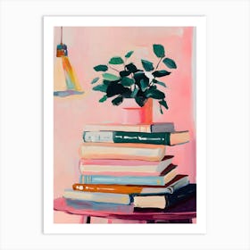 Stack Of Books Art Print