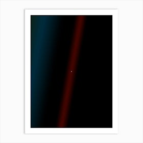 Pale Blue Dot poster, NASA Voyager 1, 1990 — Space poster, science print Art Print