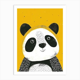 Yellow Panda 5 Art Print