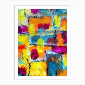 Acrylic Extruded Painting 109 Art Print