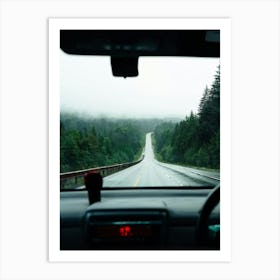 View From The Driver'S Seat Art Print