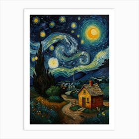 Starry Night 31 Art Print