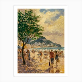 Rio Beach Art Print