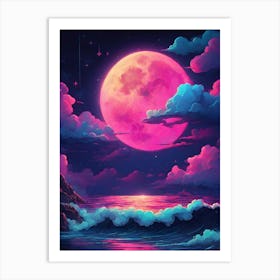 Full Moon 1 Art Print