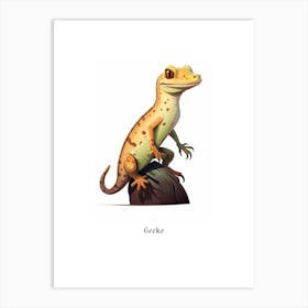 Gecko Kids Animal Poster Art Print