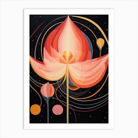 Tulip 1 Hilma Af Klint Inspired Flower Illustration Art Print