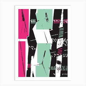 Hustling City Art Print