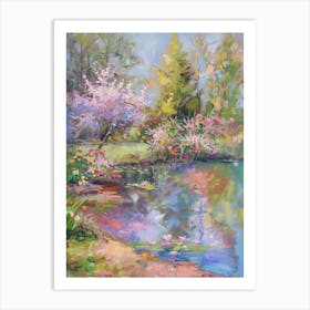  Floral Garden Floral Tapestry 6 Art Print