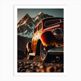 Hot Rod Car 6 Art Print