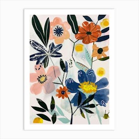 Painted Florals Veronica 2 Art Print