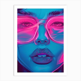 Neon Art Art Print