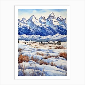 Grand Teton National Park United States 4 Art Print