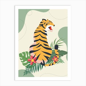 Tiger art Art Print