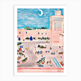 Afternoon In Marrakech Art Print