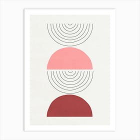 Lines and Shapes - P01 Art Print