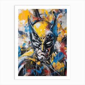 Wolverine Pop Abstract Art Print