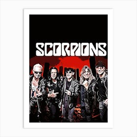 Scorpions band music 1 Art Print