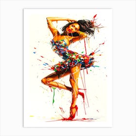 Fashion Model Types - Weird Model Pose Art Print