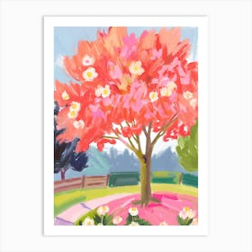 Tree In Bloom Art Print