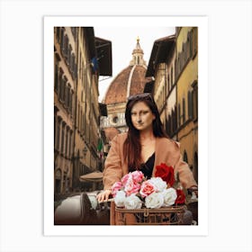 Mona On Florence Art Print