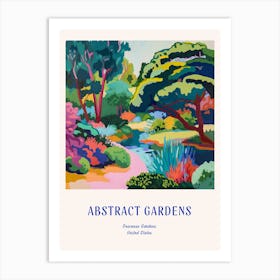 Colourful Gardens Descanso Gardens Usa 3 Blue Poster Art Print