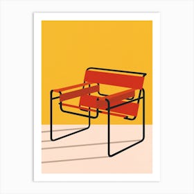 Wassily Chair Marcel Breuer Living Room Art print