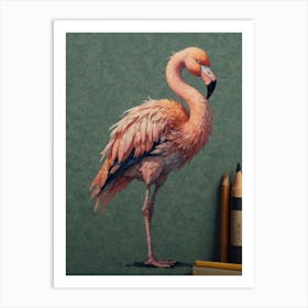 Flamingo 18 Art Print