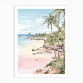 Playa Paraiso, Tulum Mexico 3 Art Print