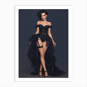 Gothic Corset Art Print