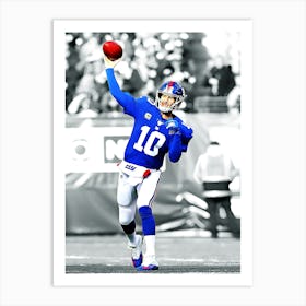 Eli Manning New York Giants Art Print