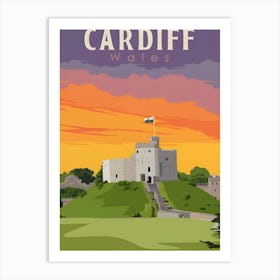 Cardiff Copy Art Print