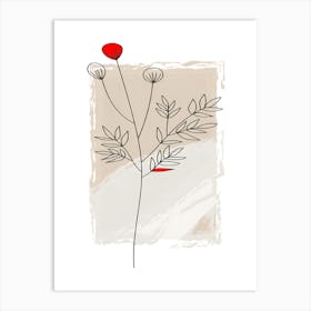 Red Flower 1 Art Print