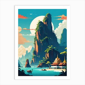 Beachside Art Print