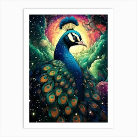 Peacock Art Print