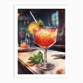 Cocktail Art Print