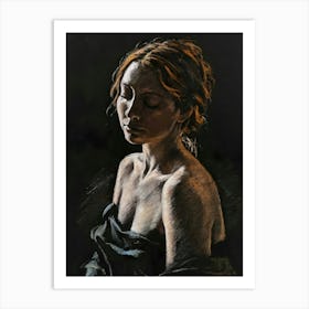 Portrait Of A Woman 36 Art Print