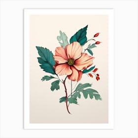 Pink Flower 15 Art Print