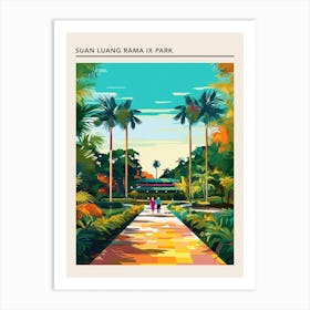 Suan Luang Rama Ix Park Bangkok Thailand 2 Art Print